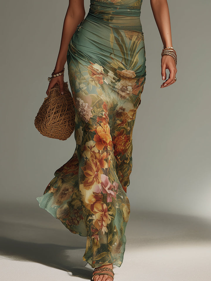 Shea | Floral Maxi Dress for Women