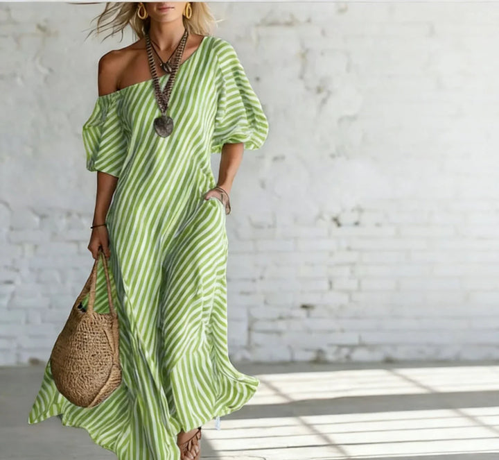 Alexia | Striped Maxi Dress for Women