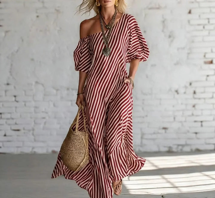 Alexia | Striped Maxi Dress for Women