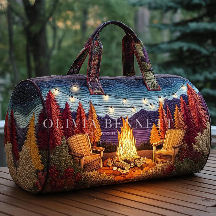 Campfire Evenings Quilted Duffle Bag