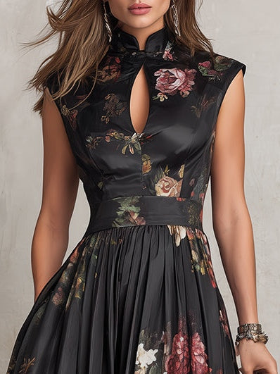Mia | Keyhole Pleated