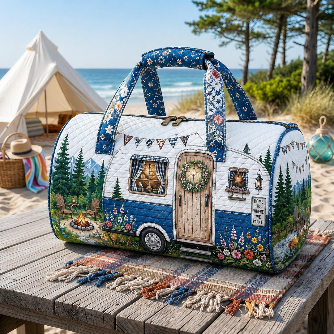 Lakeside Caravan Quilted Duffle Bag
