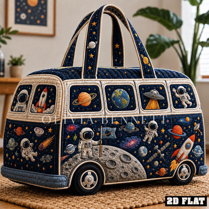Galaxy Explorer Quilted Duffle Bag