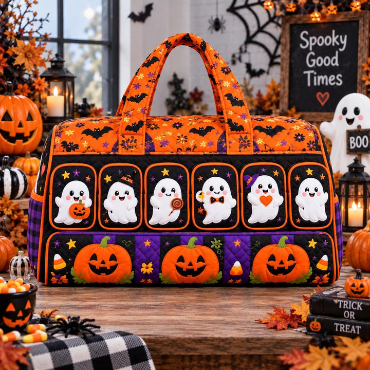 Ghost Parade Quilted Duffle Bag