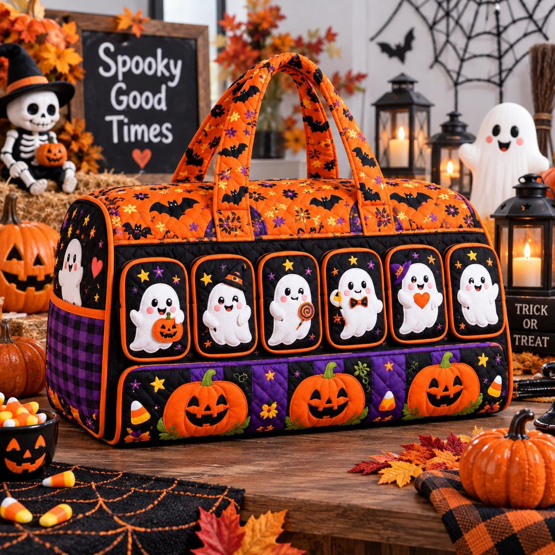Ghost Parade Quilted Duffle Bag