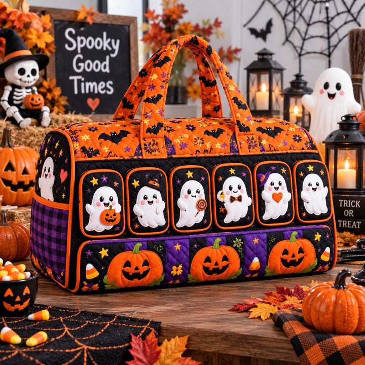 Ghost Parade Quilted Duffle Bag